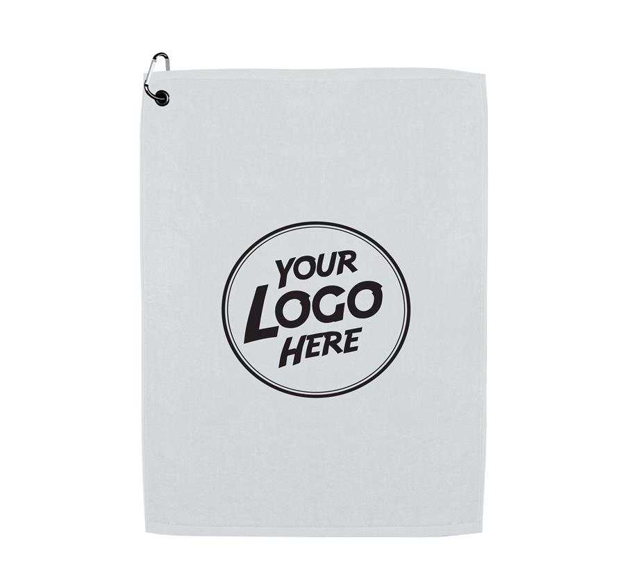 Champions White Golf Towel