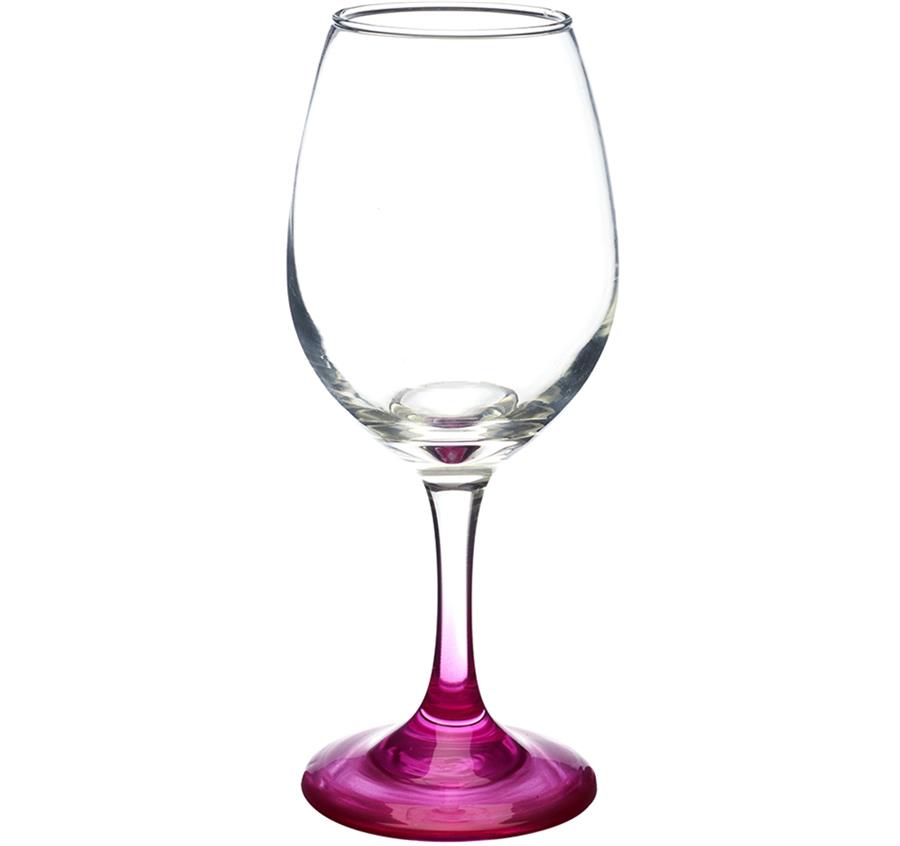 White Wine Glasses - 10 oz - Pink