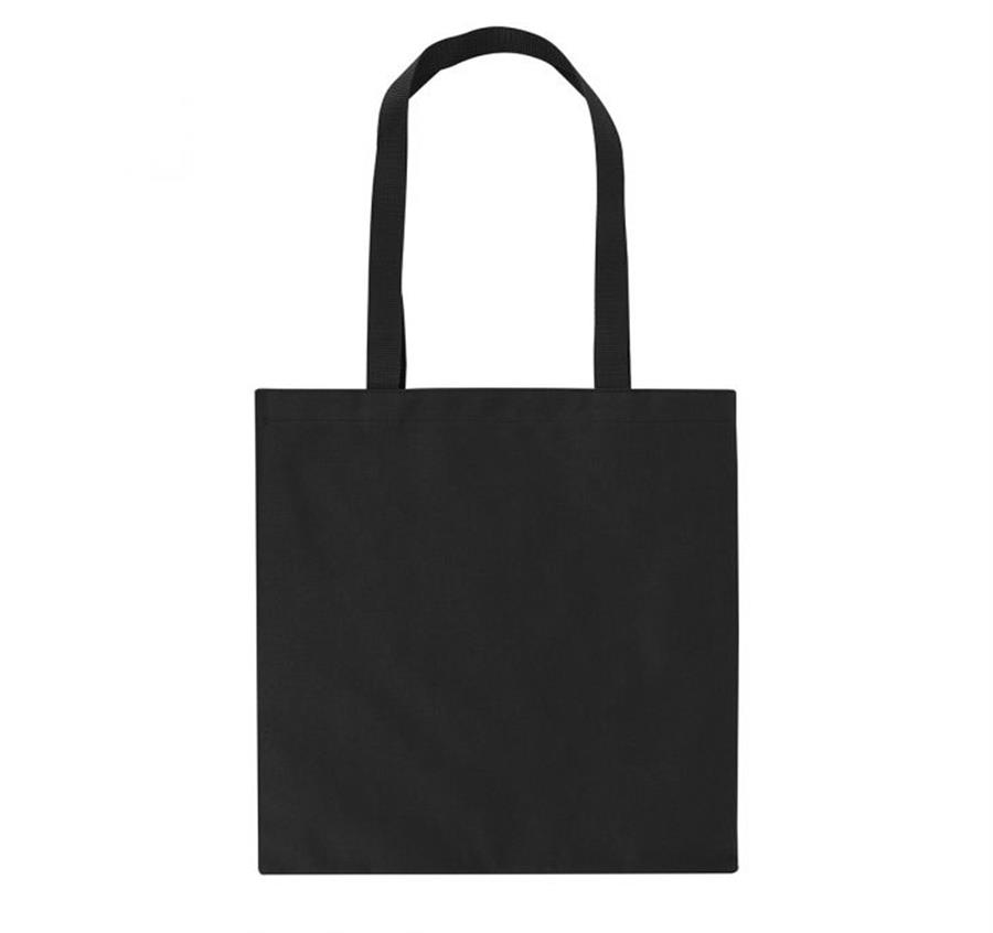Polyester Tote Bag - Black