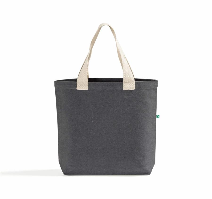 Recycled Canvas Trendy Essentials Tote - Charcoal