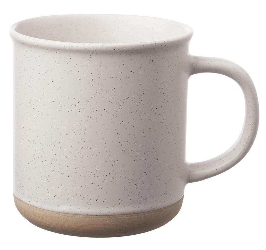 Aurora Speckled Clay Coffee Mugs - White