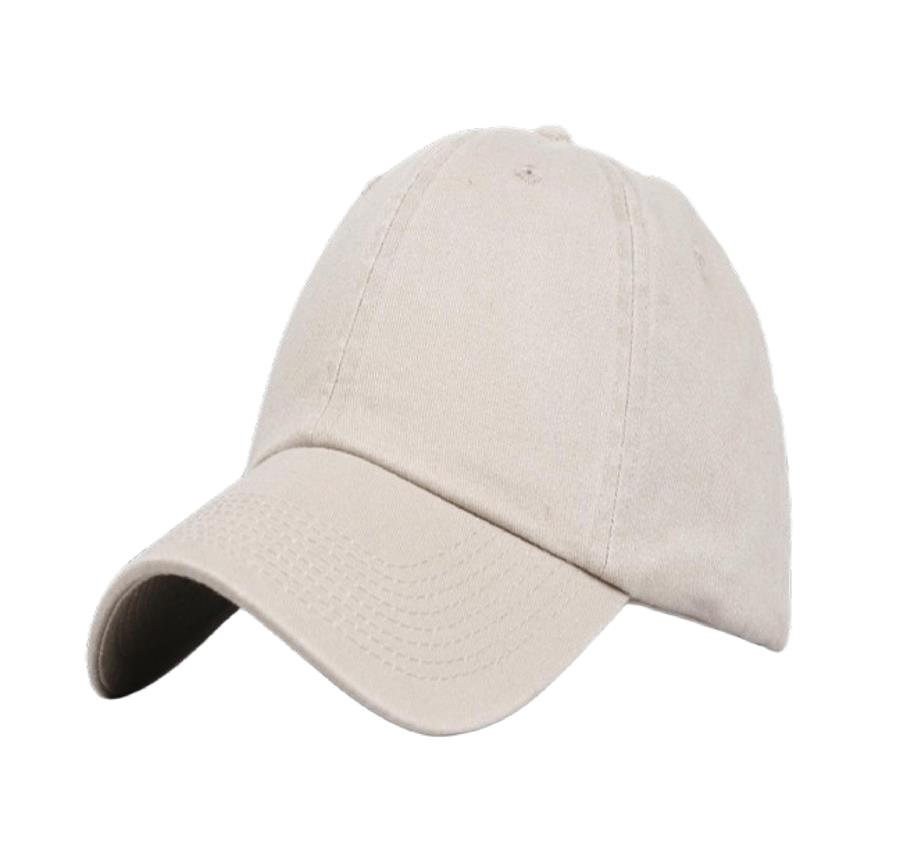 Garment Washed Cotton Hat - Khaki