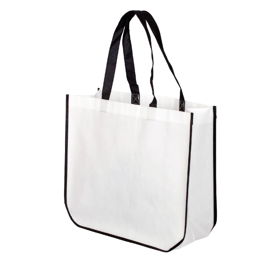 Laminated Gift Tote - White