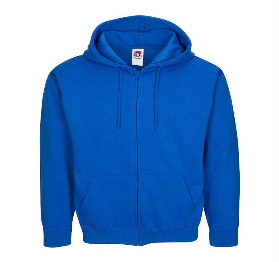 Premium Full Zip Hoodies - 7.8 oz - Royal