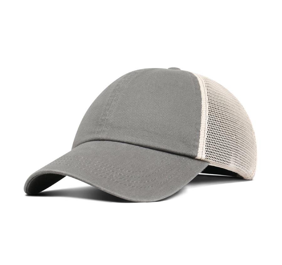Twill Trucker Hat - Olive/Tan