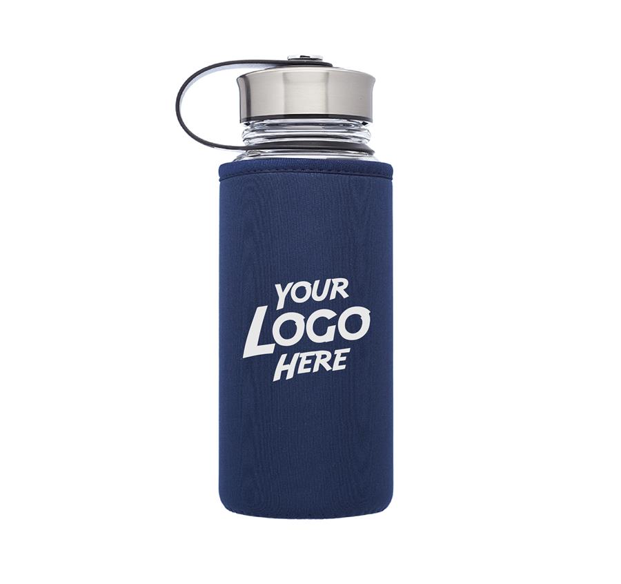 Kangaroo Glass Bottles in Neoprene Pouch 25 oz.