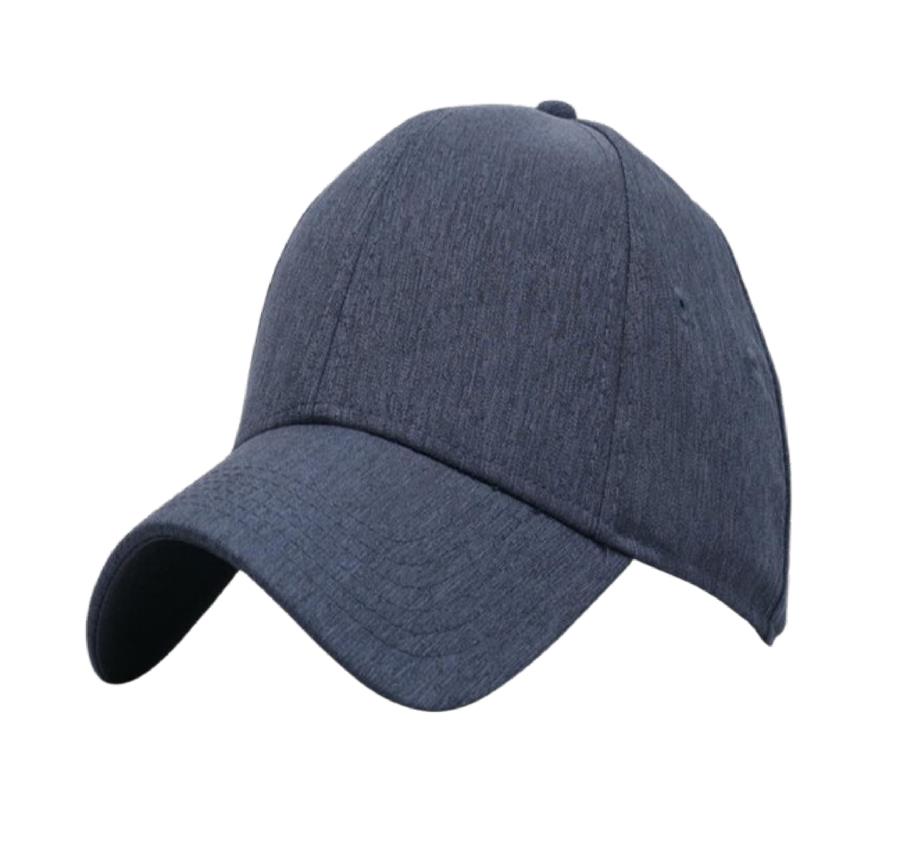 Heathered Linen Hat - Heather Blue