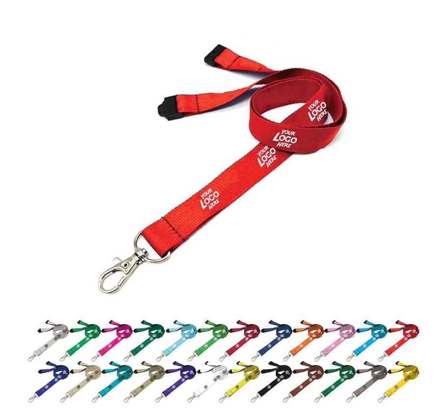 Polyester Lanyard with Safety Breakaway