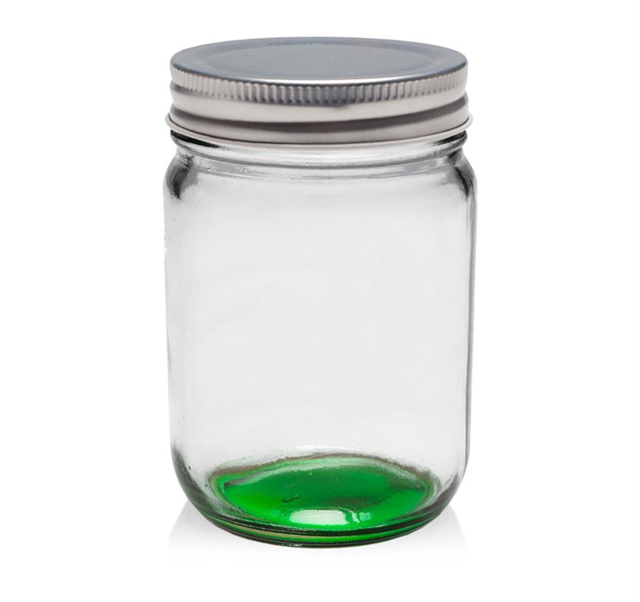 Decorating Mason Jars - Green
