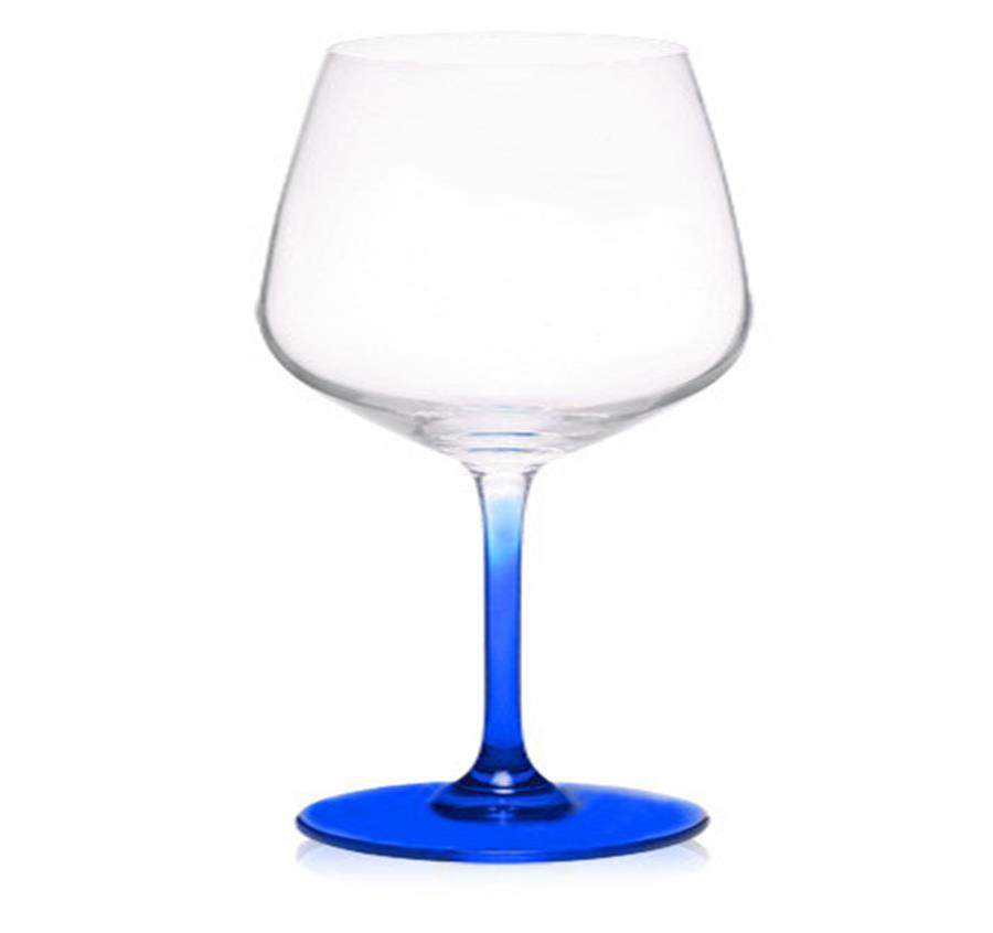 Lead Free Wine Glasses - Blue