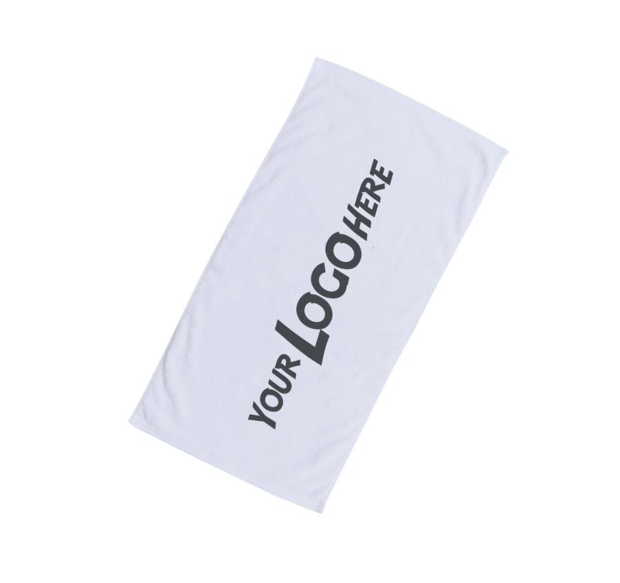 White Terry Velour Beach Towel