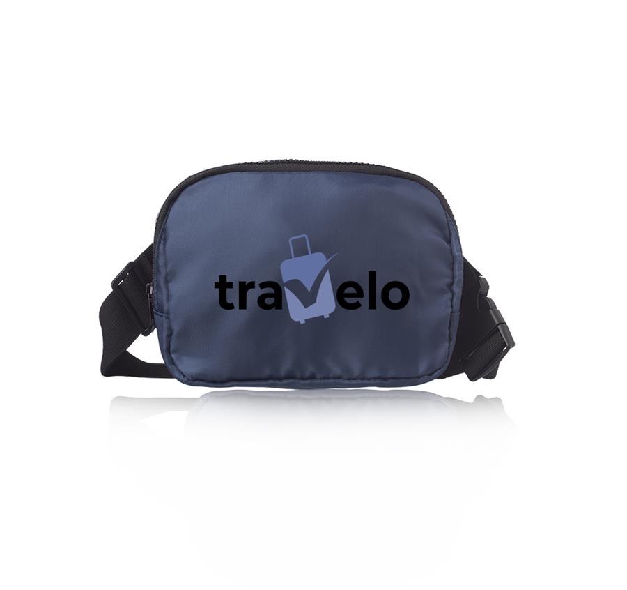 Polyester Belt Bag - Navy Blue