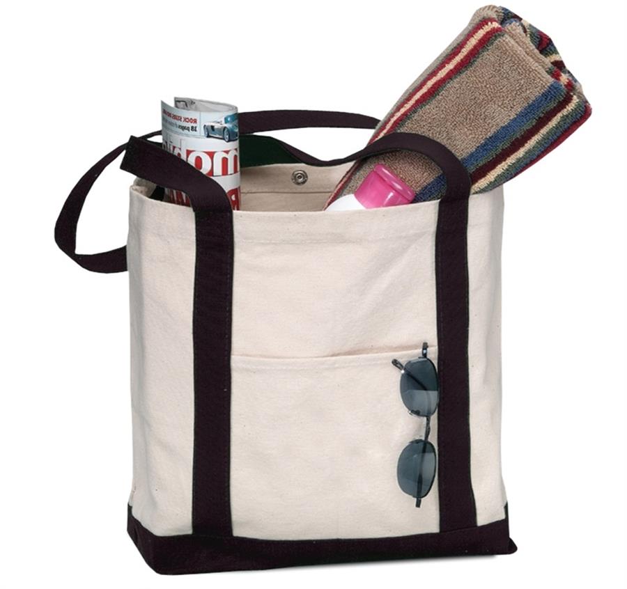 Canvas Big Tote Bag - Black