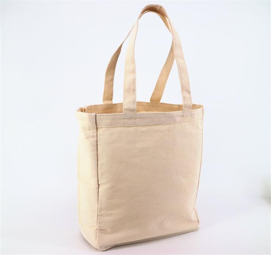 10oz Cotton Canvas Tote Bag - Natural