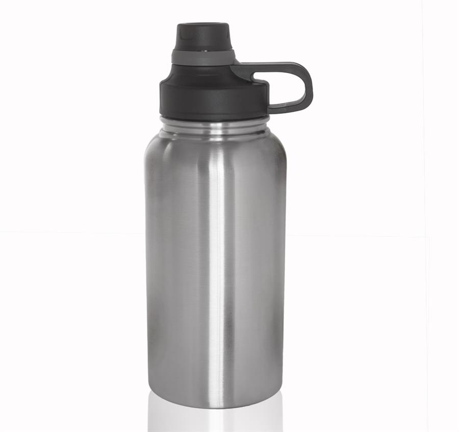 Vacuum Stainless Steel Water Bottles 32 oz - Silver