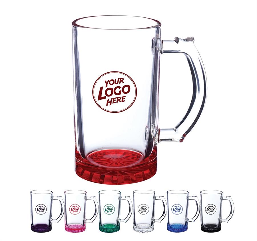 Glass Pint Beer Steins - 16 oz