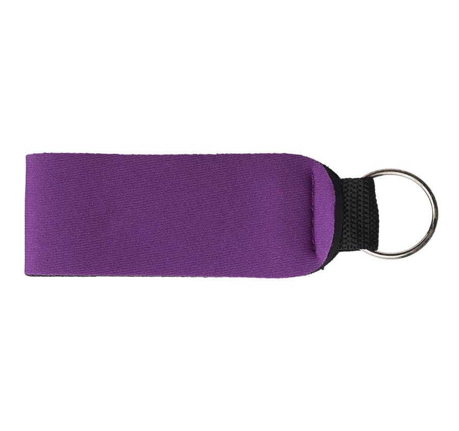 Neoprene Strap Keychain - Purple