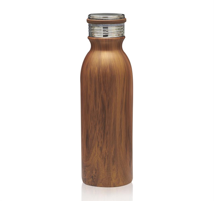 Echo Stainless Steel Water Bottles 20 oz - Wood
