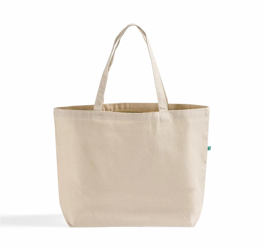 Recycled Merch Canvas Tote - Natural