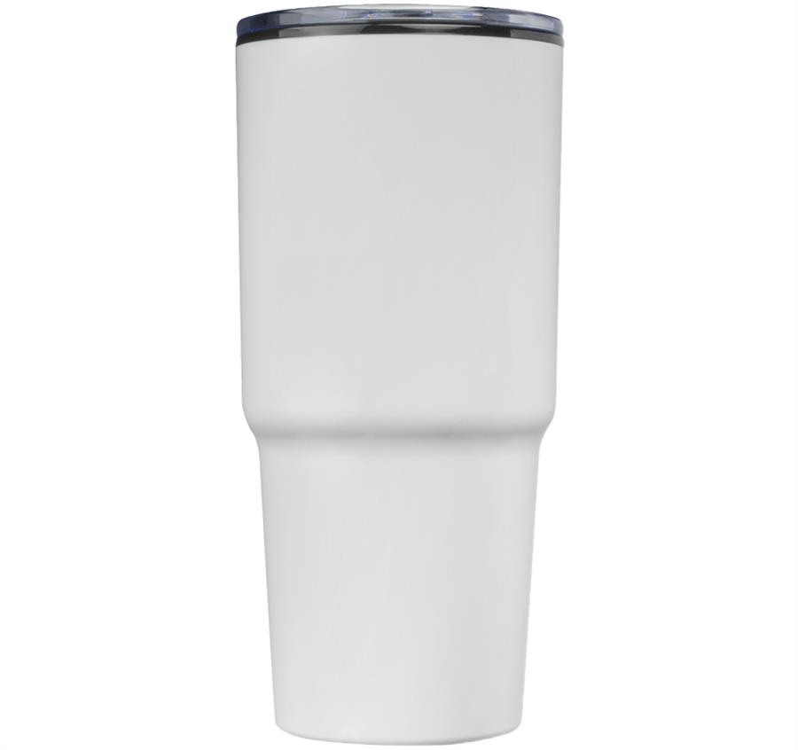 Barton Plastic Double Wall Travel Mugs - 32 oz - White