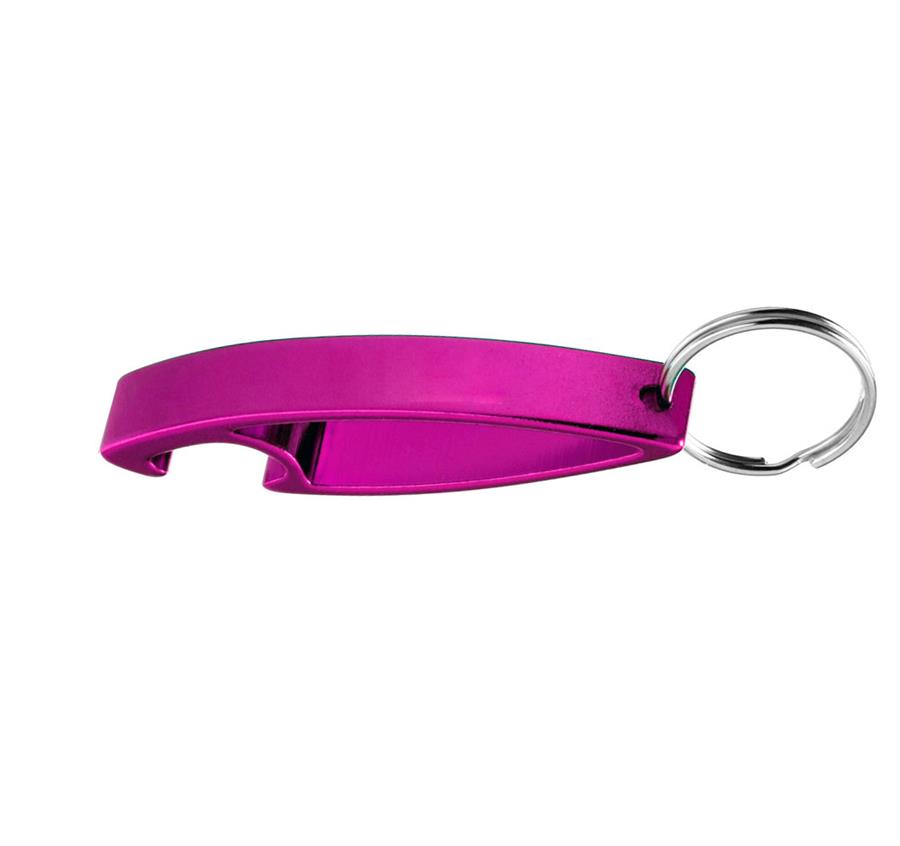 Aluminum Bottle Opener Keychains - PURPLE