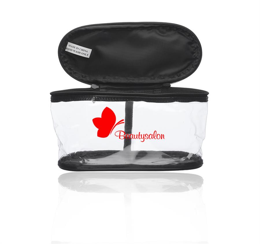 Clear PVC Cosmetic Travel Bags with Handle