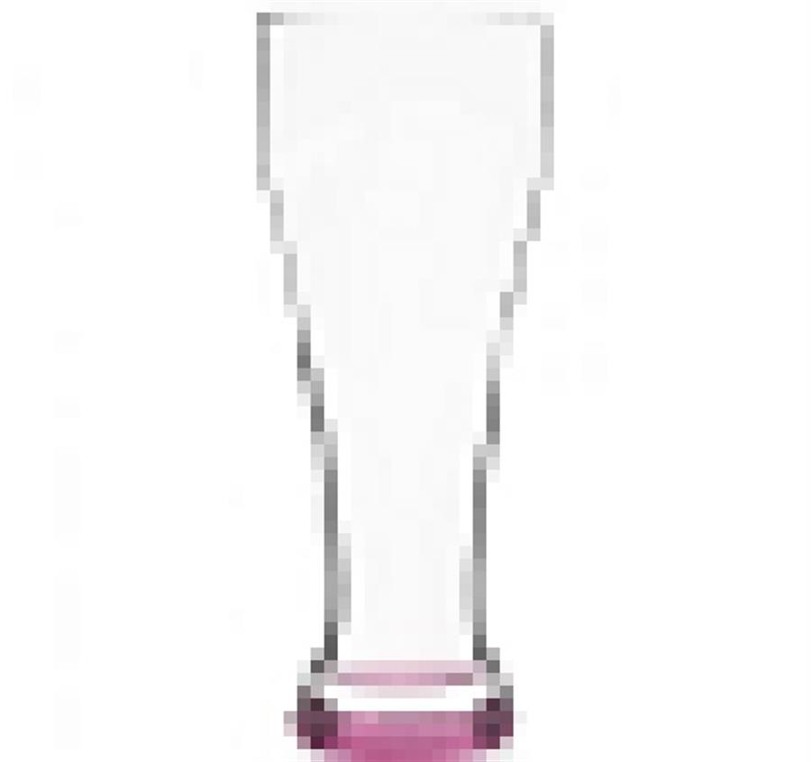 Libbey Giant Pilsner Glasses - Pink