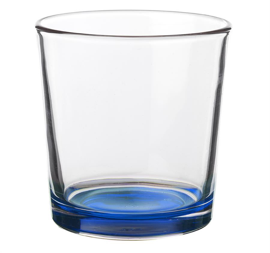 Heavy Base Whiskey Glass - Blue