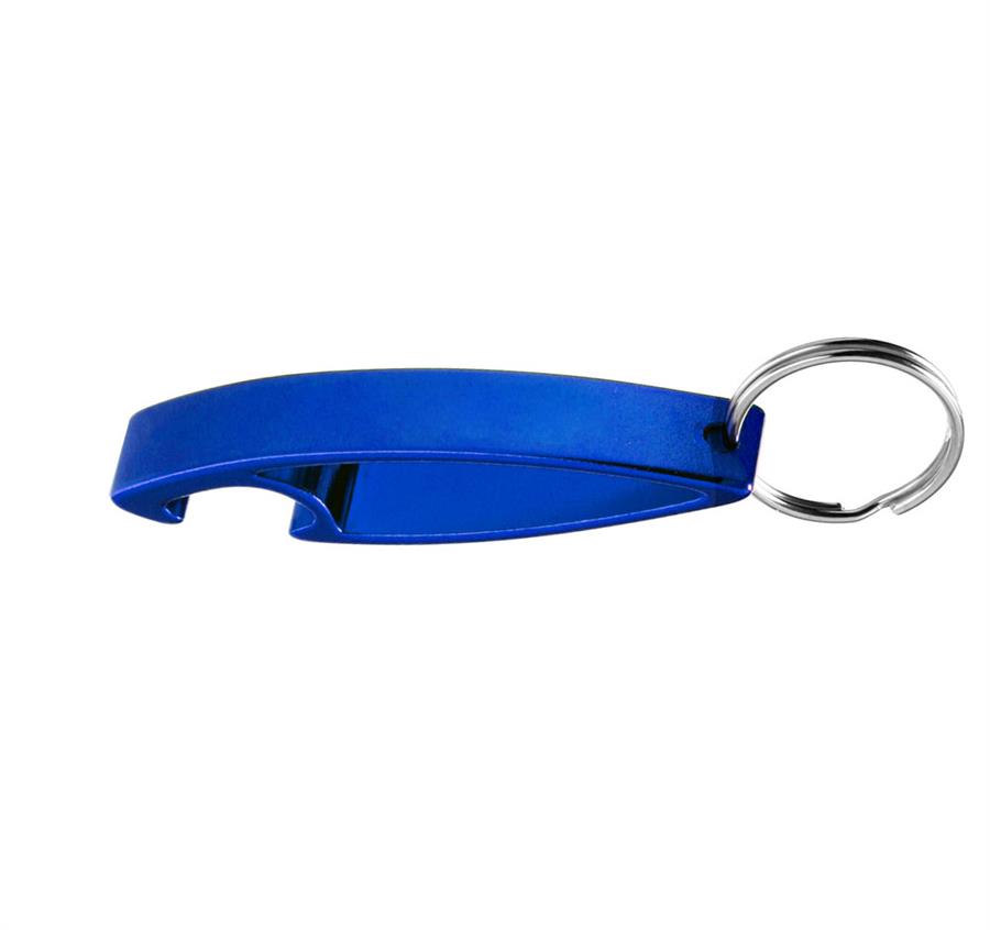 Aluminum Bottle Opener Keychains - BLUE