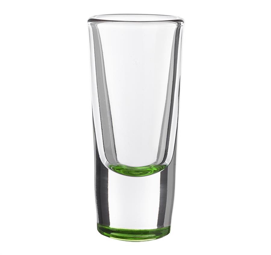 Heavy Base Shot Glasses - Green