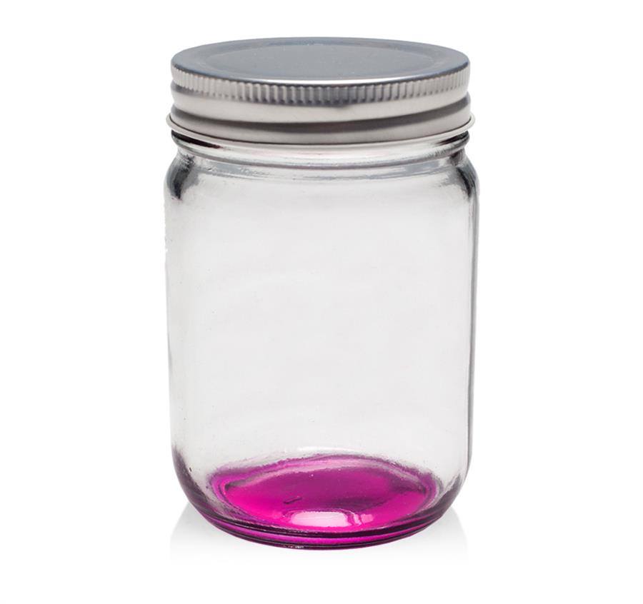 Decorating Mason Jars - Pink