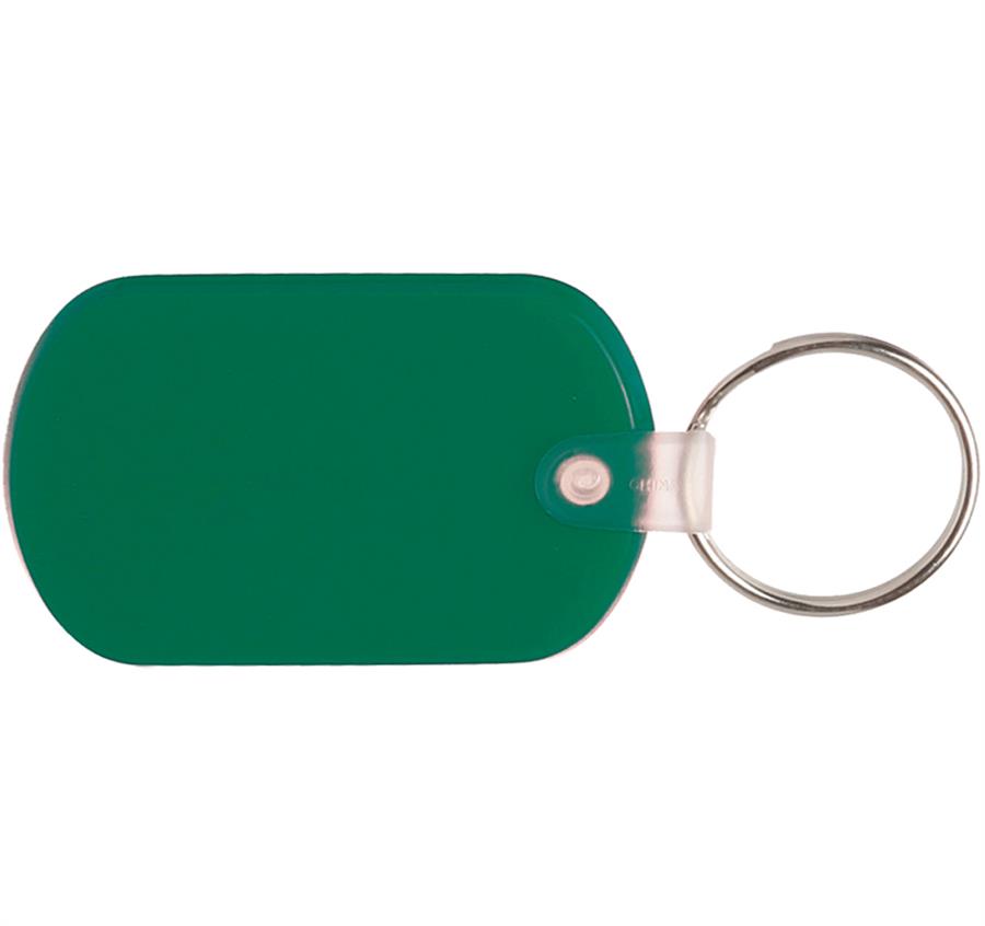 Soft Plastic Keychain - Green