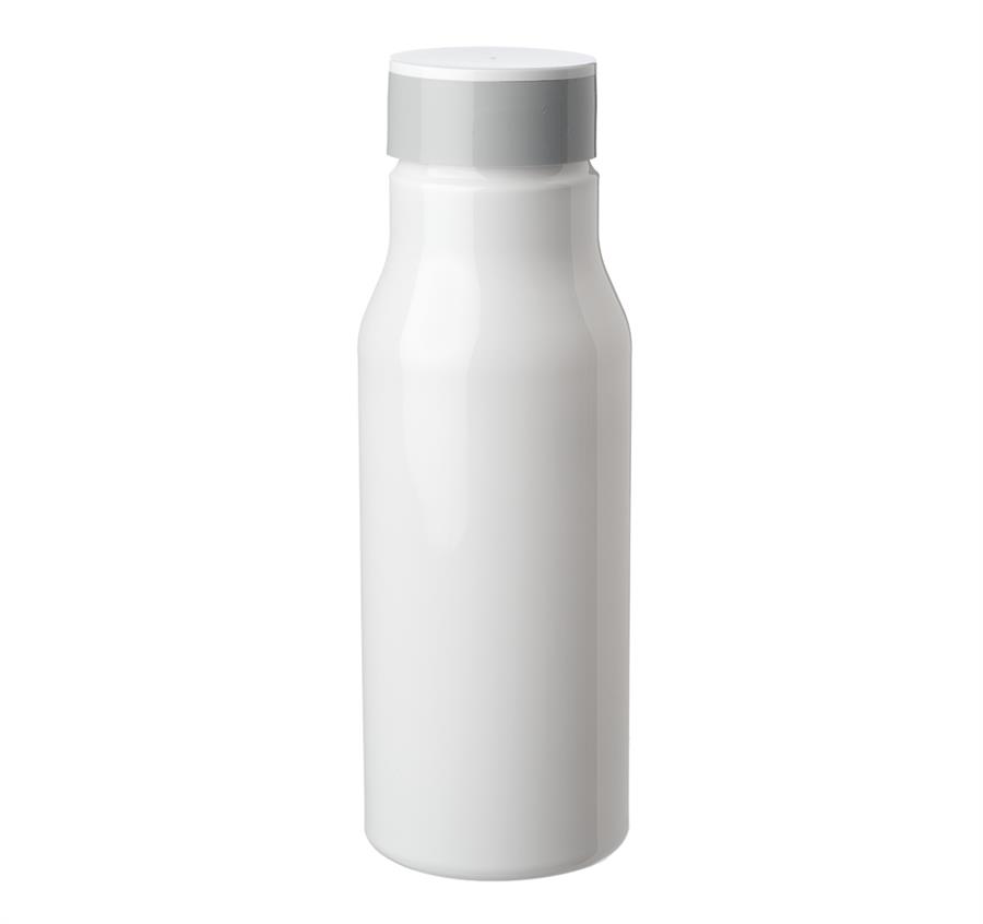 Parvo 25 oz. Soft Plastic Water Bottles - White