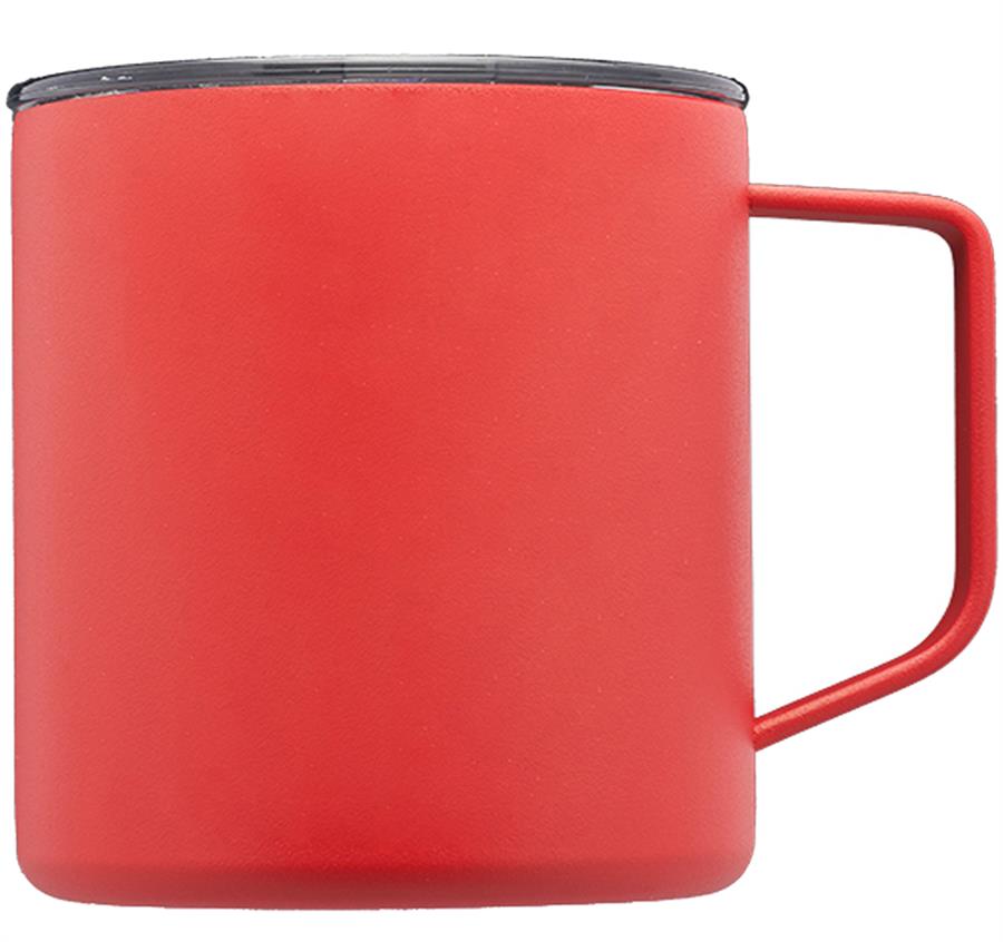 Kenai Powder Coated Travel Mugs - 13.5 oz - Red