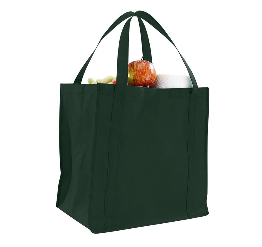 Non-woven Grocery Bag - Hunter Green