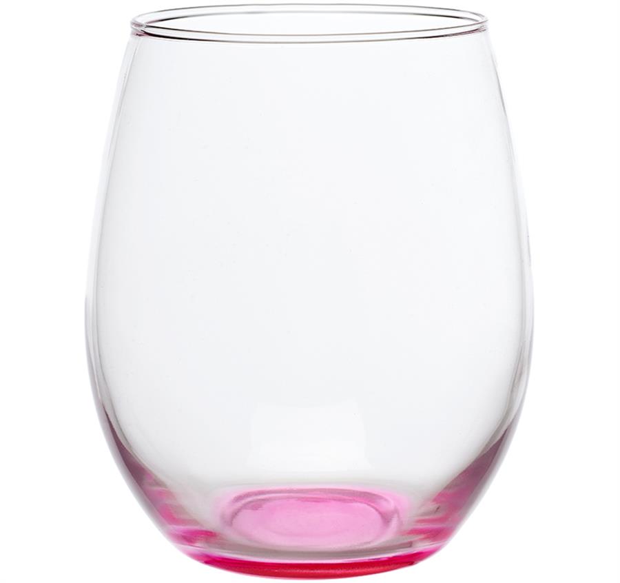 ARC Stemless Wine Glasses - Pink