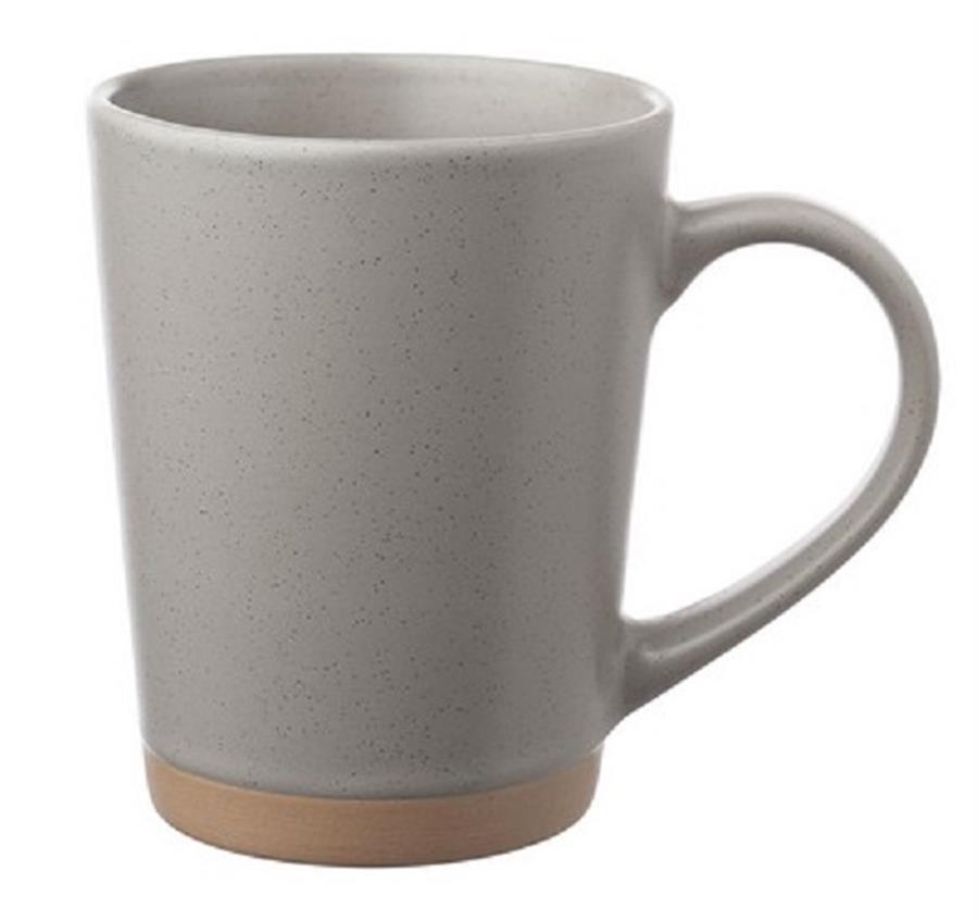 Nebula Speckled Clay Coffee Mugs -16 oz - Grey