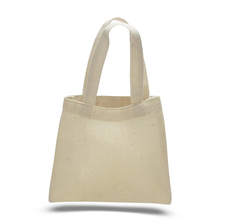 Mini Tote Bag - Cotton - Natural