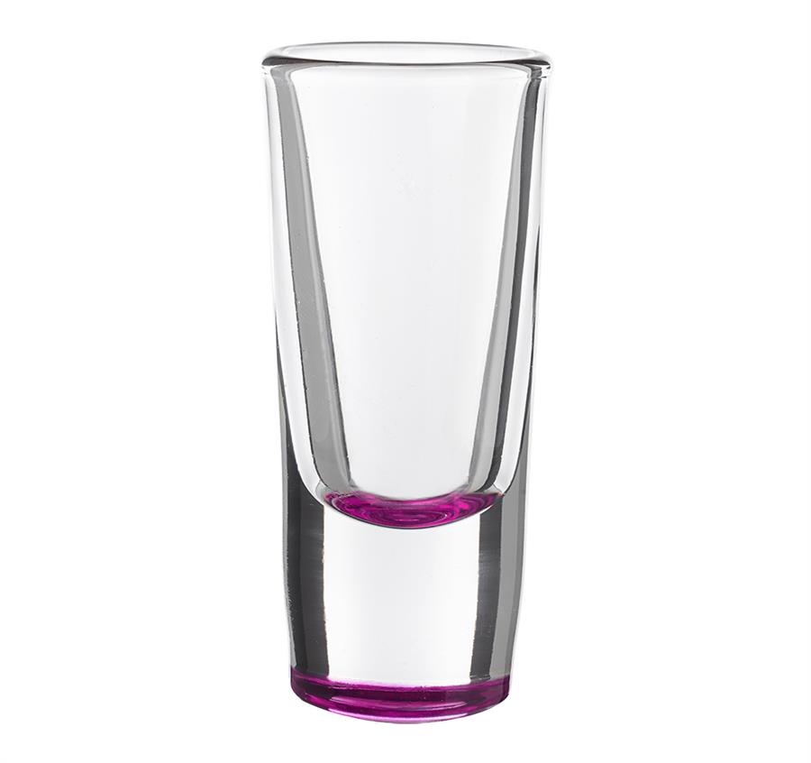 Heavy Base Shot Glasses - Pink
