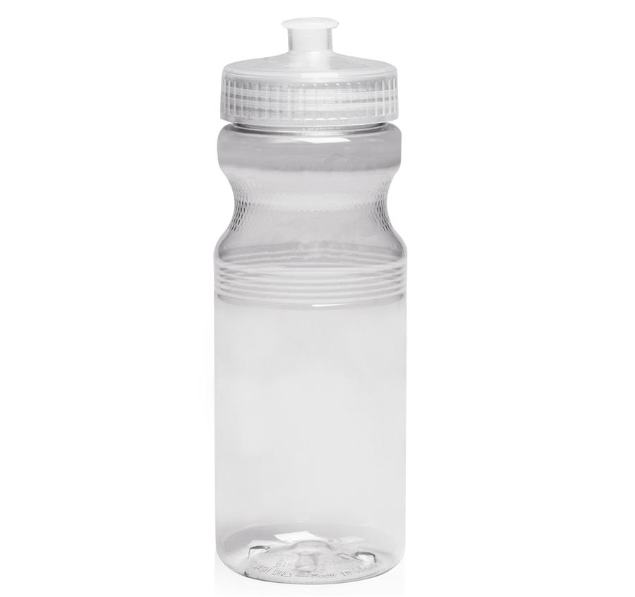 Poly-Clear Bike Water Bottles 24 oz. - CLEAR