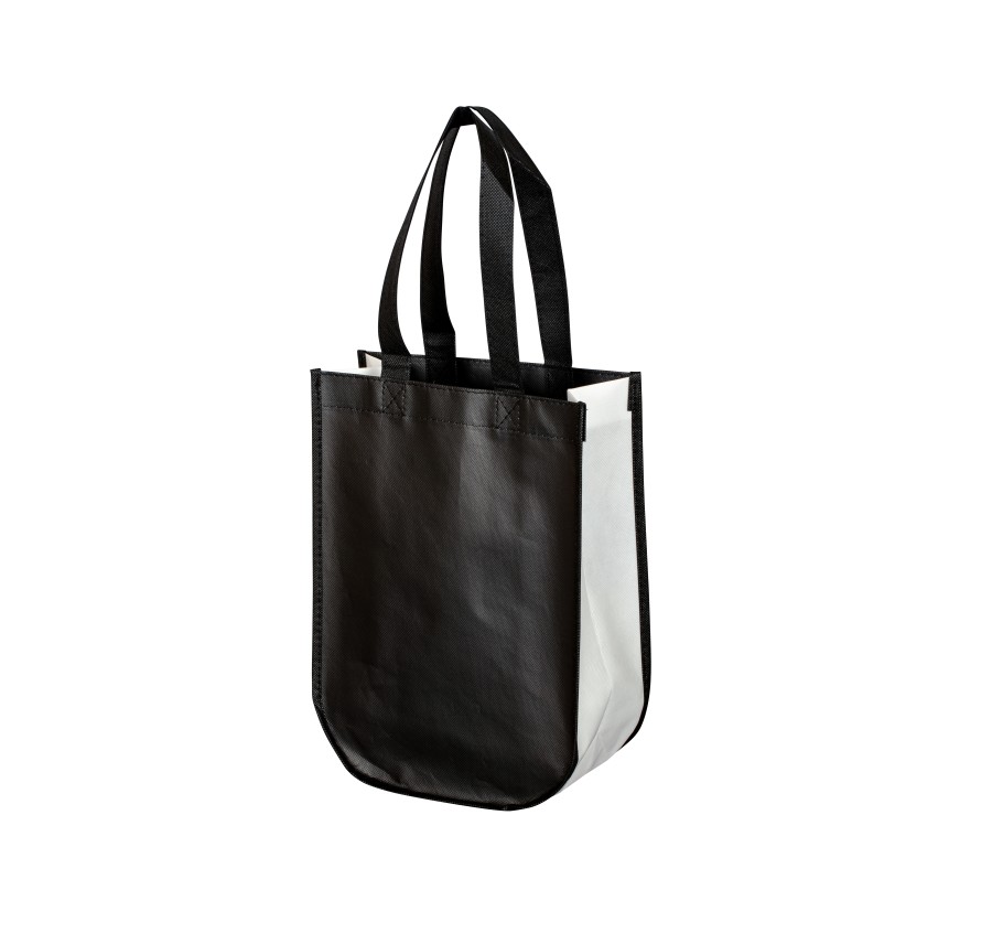 Laminated Gift Tote - Black