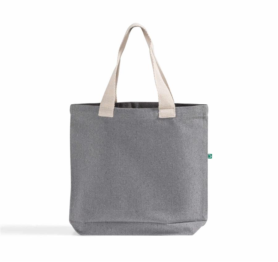 Recycled Canvas Trendy Essentials Tote - Ash Grey