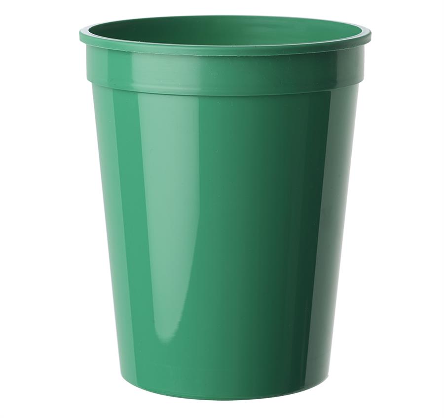 Plastic Stadium Cups - Kelly Green