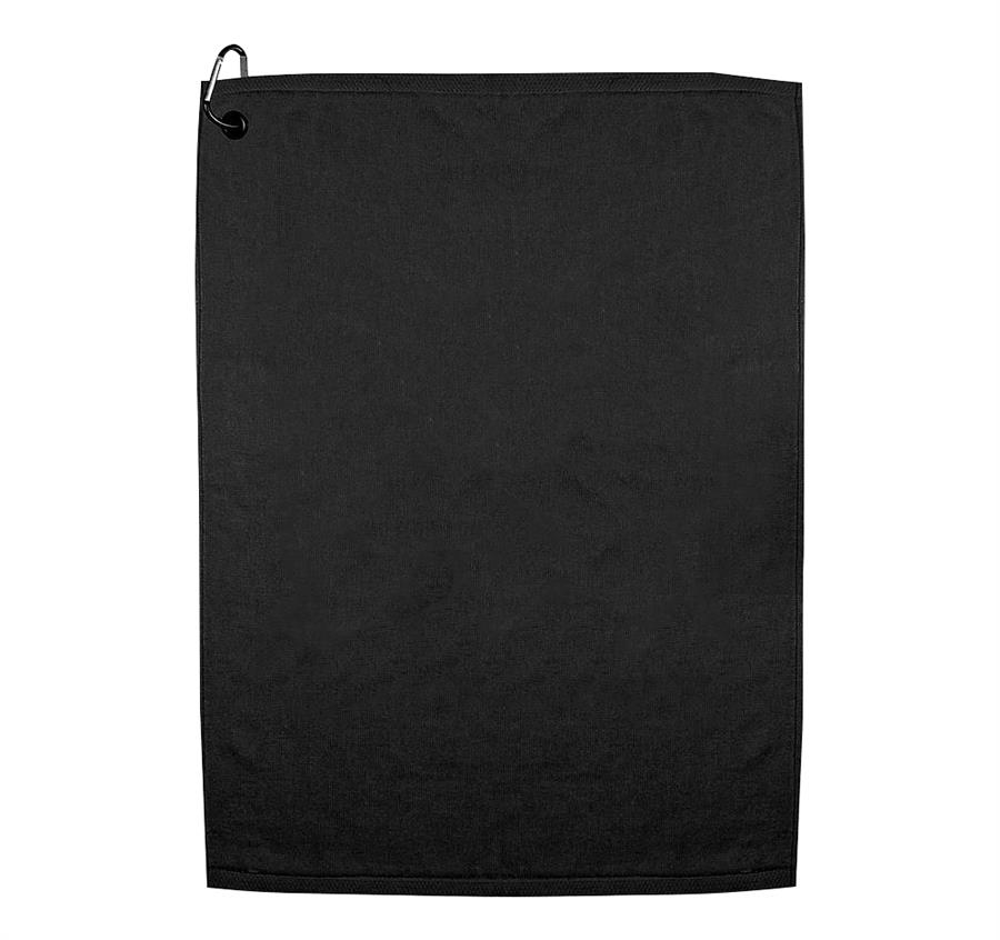 Champions Colored Golf Towel - Black