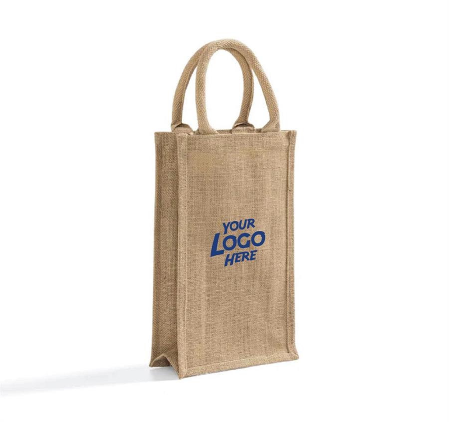Jute Wine Bag - 2 Bottles