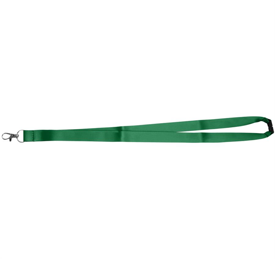 USA Made Dye-Sub Lanyard with Safety Breakaway - Green