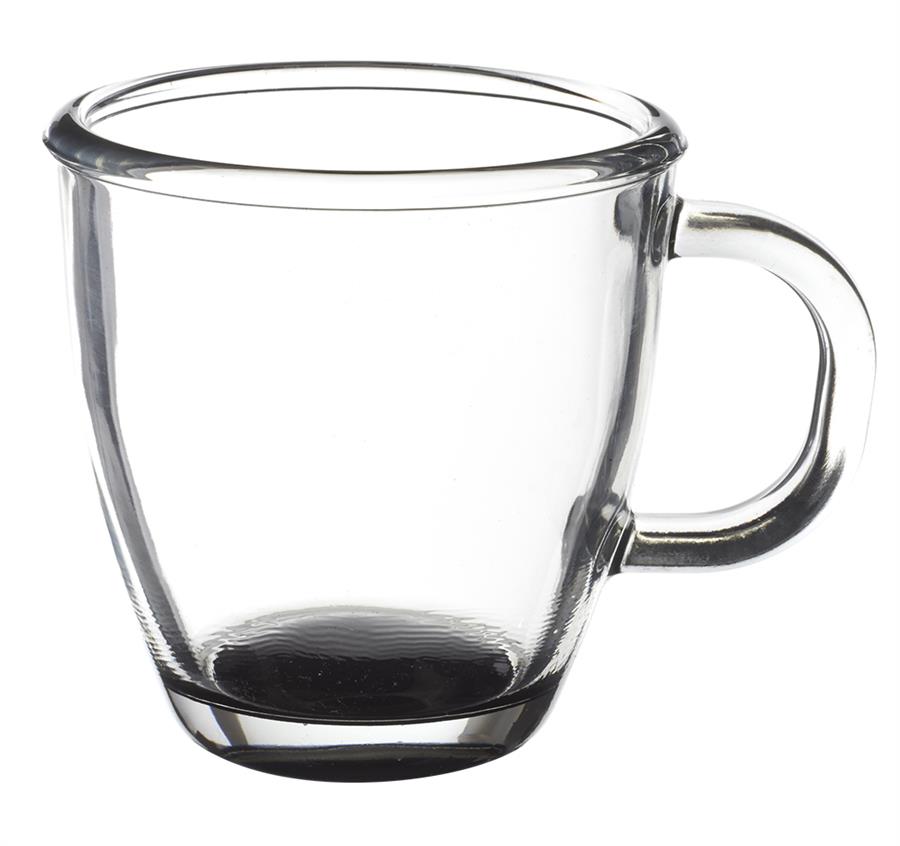 London Glass Coffee Mugs - Black