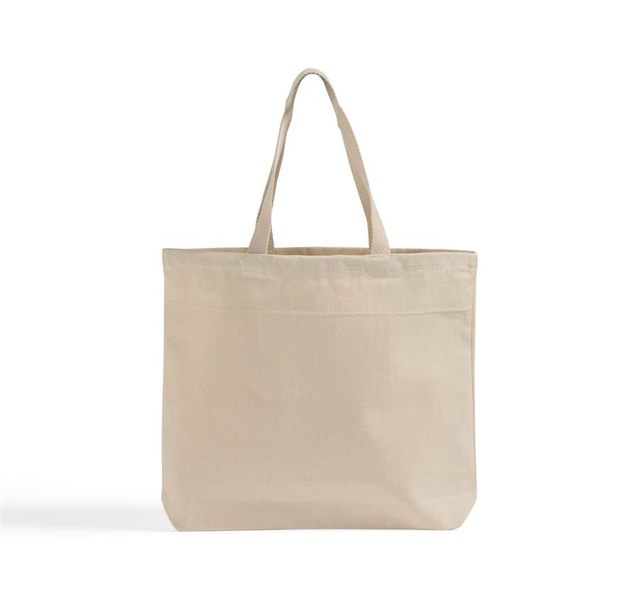 Denim Twill Tote Bag - Natural