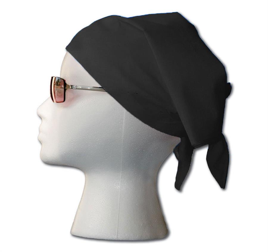 100% Cotton Premium Cotton Bandana - Black