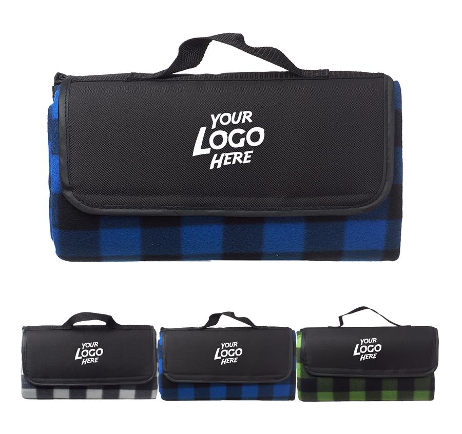 Roll Up Fleece Picnic Blanket